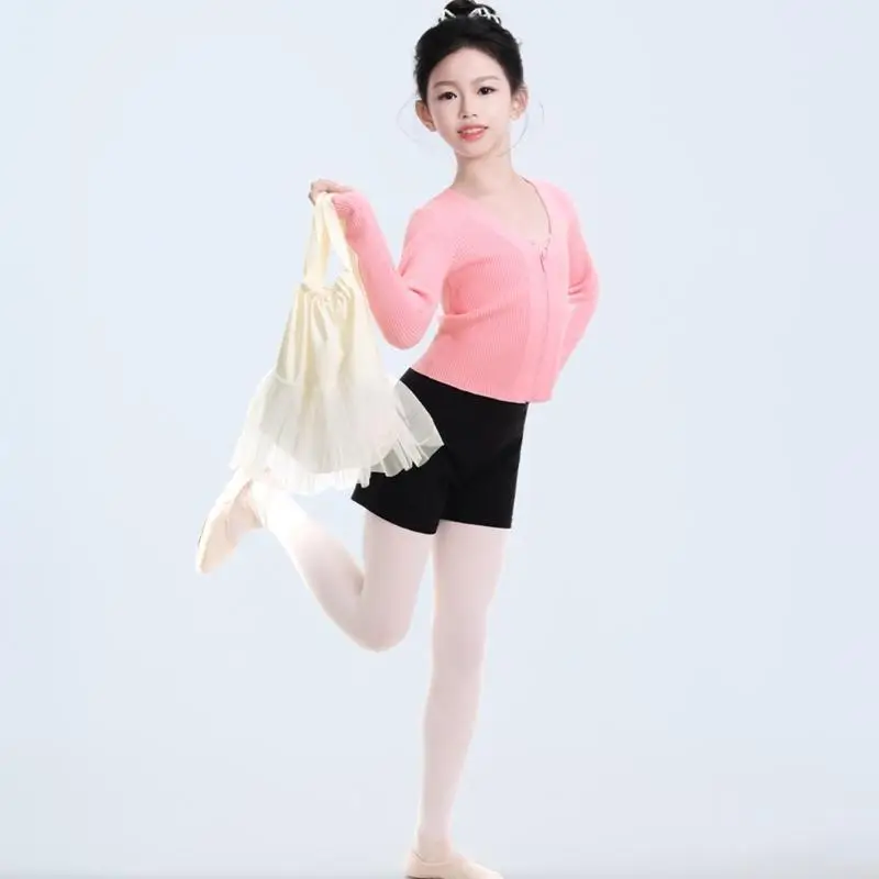 M5TC Breathable Mesh Dance Backpack With Lace Trim For Ballet Class School Commute Travel Polyester Bag For Girl