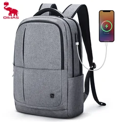 OIWAS 17 Inch Laptop Backpack With USB Charging Men's Backpacks Large Capacity Business Daypack Bookbag For Women Teenage Travel