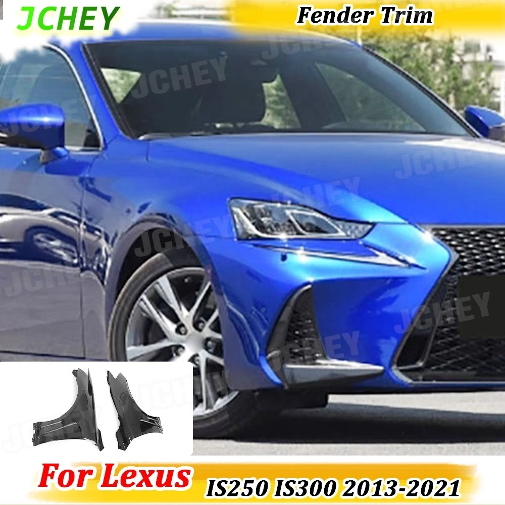

JCHEY автомобильный передний бампер из углеродного волокна, боковое крыло, сплиттер, спойлер для Lexus IS250 IS300 2013-2021 FRP, комплекты кузова, аксессуары