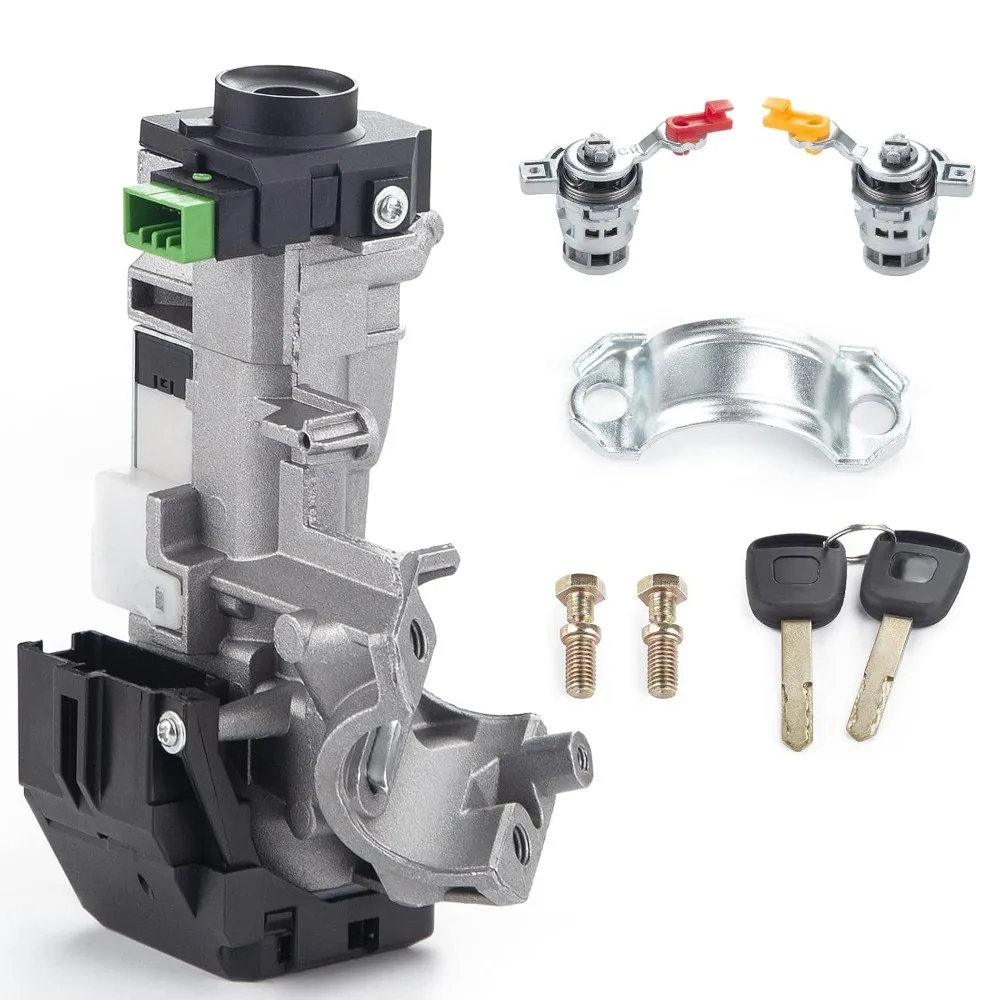 

Ignition Switch Lock Cylinder with Two Keys ID48 Chip for 2003-2005 Accord 2005-2006 CR-V