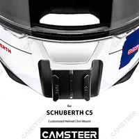 Para SCHUBERTH C5 casco de aluminio soporte de barbilla para GoPro Hero 13 12 11 10 9 Insta360 X4 X3 Ace pro DJI Action 5pro 4 3 cámara