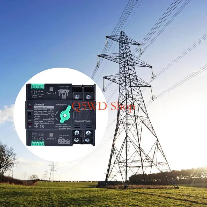 Q5WD Automatic Power Sources Switchers 2P/ Small for Space Sensitive Installations