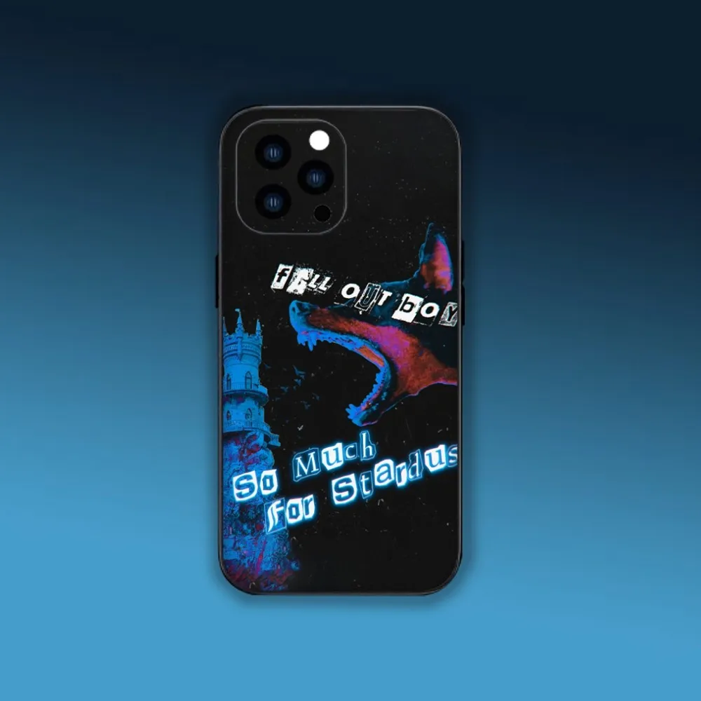 Rock Band Fall Out Boy Phone Case For Xiaomi 12 11 Pro K40Pro Redmi Note7 8 9 Black Shell