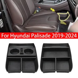 Reposabrazos de consola Central para Hyundai Palisade 2019-2024, caja de almacenamiento inferior, soporte de bandeja, funda Interior de coche, compartimento ABS, pieza de automóvil