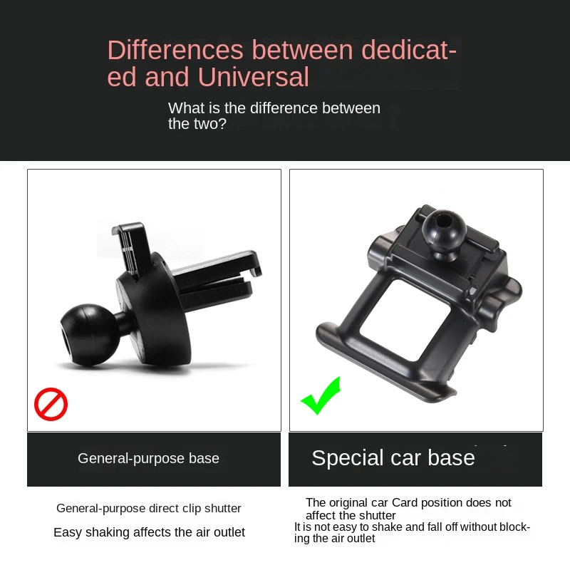 For KIA Sportage 2018 2019 2020 2021, K3 K5 2011 2012 2013 2014 2015 Dedicated Smartphone Holder Stand Base Bracket Collocation