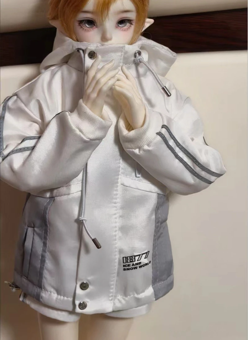 

1/4 Doll's Clothes Suit for 45cm Bjd Doll Windbreaker Set Fat-fitting Play House Gift Dress Up Toys Doll Accessories, No Doll