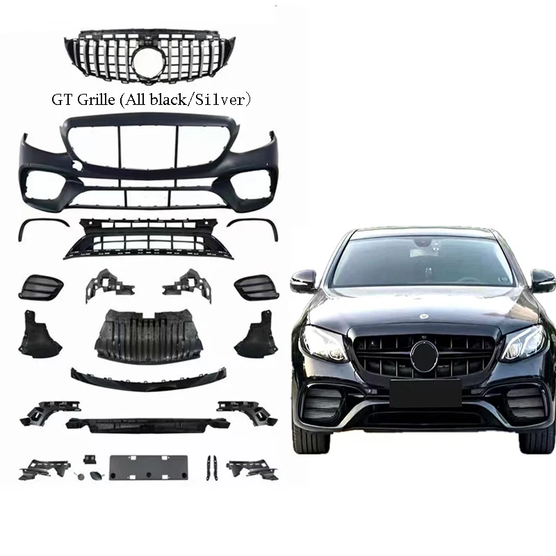 

New Condition E63 Kit for E-Class W213 16-20 Front Bumper Grille Exterior Modified for E300 High Quality