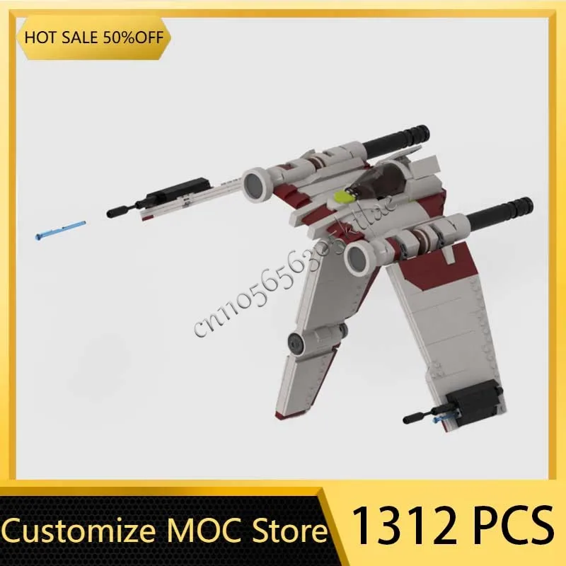 1312 قطعة نموذج مشهد مقاتلة Lnterstellar الساخن مخصص لتقوم بها بنفسك مجموعة تعليمية تجميع إبداعي هدايا عيد الميلاد للأطفال #3