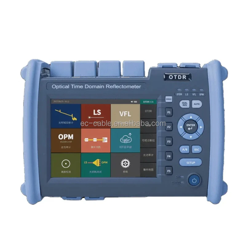 

NK6000 Mini OTDR Reflectometer 100KM Active Fiber 5-IN-1 1310/1550nm 35/33dB Communication Cables Tester Equipment