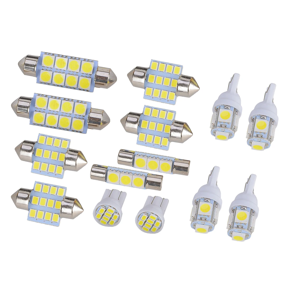 1 Set White LED Interior Light Bulb Lamp Package Kit 12V Fit for Chevrolet Silverado GMC Sierra 1995 1996 1997 1998 image 3