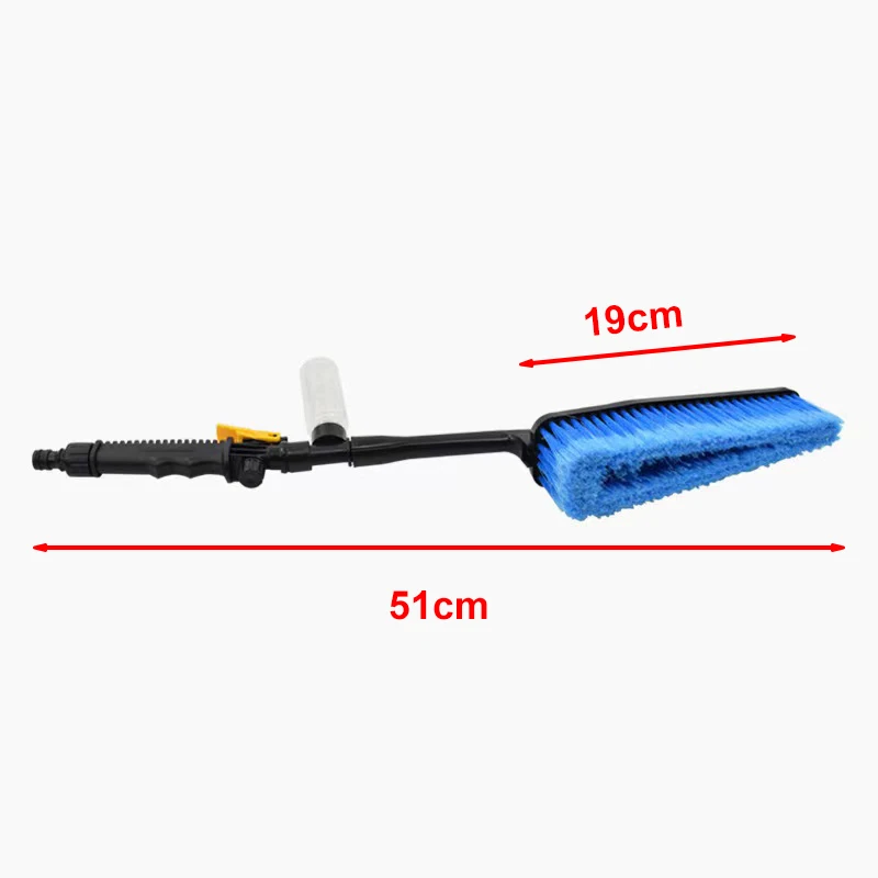 Car Cleaning Brush Tools Car Wash Brush Retractable Long Handle Water Flow Detector Foam Bottle Cleaning