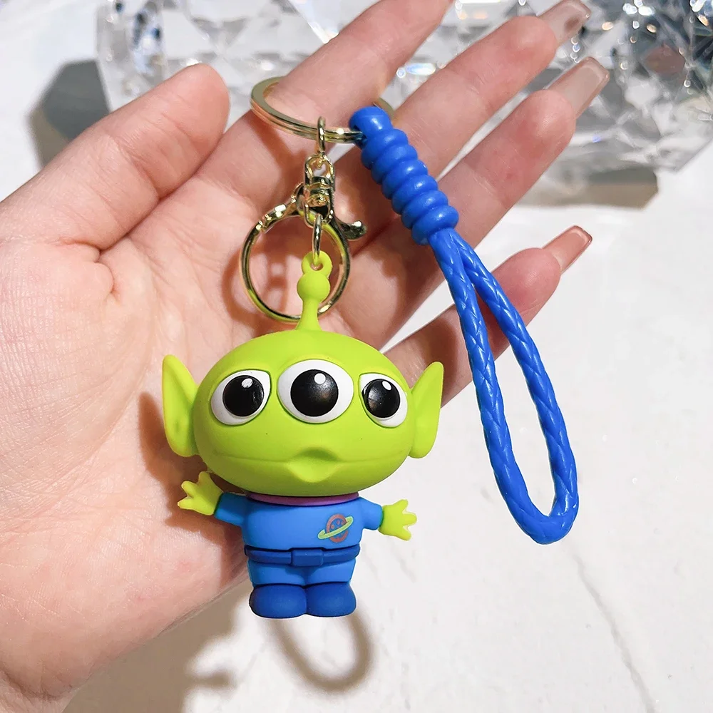 6-teiliges Set Anime Toy Story Schlüsselanhänger Niedliche Woody Buzz Lightyear Puppen-Schlüsselanhänger Paar-Taschenanhänger Schlüsselkette Schmuck Spielzeug Geschenke – Detail 13