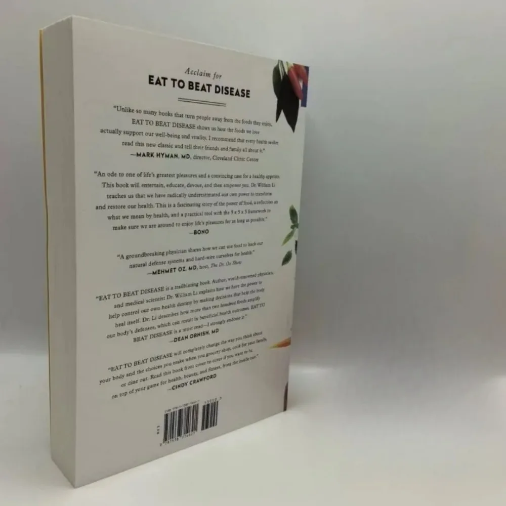 Eat to Beat Disease William W. Li MD Health Enthusiasts English Paperback Immunity-Boosting Recipes Healing Guide Free Shipping