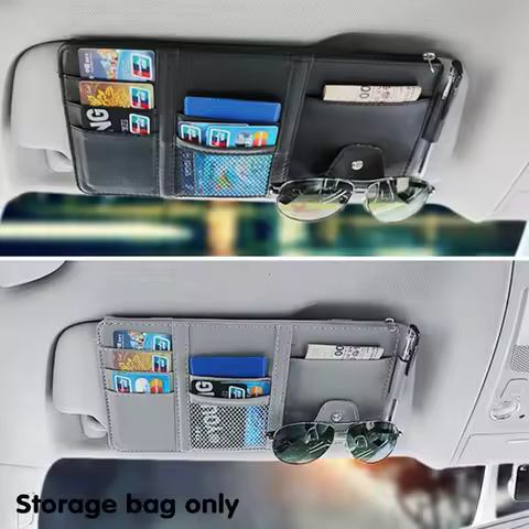 Car glasses clip, multi-functional car sun visor bracket, car eye box, creative car sunshade storage clip, car accessories.