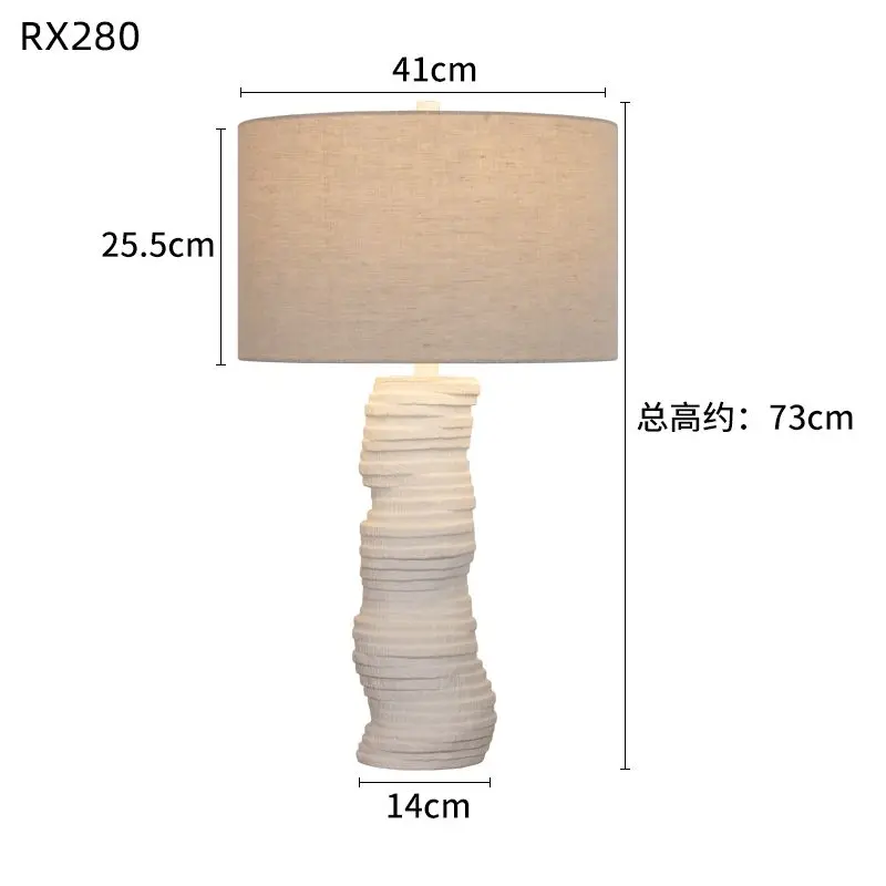 Table lamp advanced sense simple modern bedroom bedside lamp living room decoration European-style hotel designer lights image 6