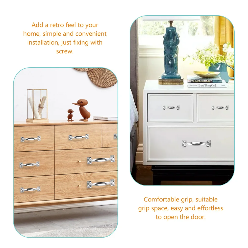 

2Pcs StainlessSteel DoorHandles for WoodenGates BarnSliding ClosetGarage KitchenShed OldFashioned Durable Hardware