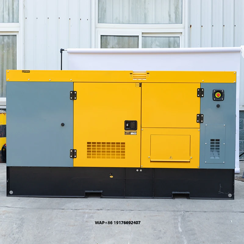 Electric Generator 220V Soundproof Home Backup Generator 10Kw 20Kw 30Kw 40Kw 50Kw 200Kw 3 Phase 50Kva Generator Home Use