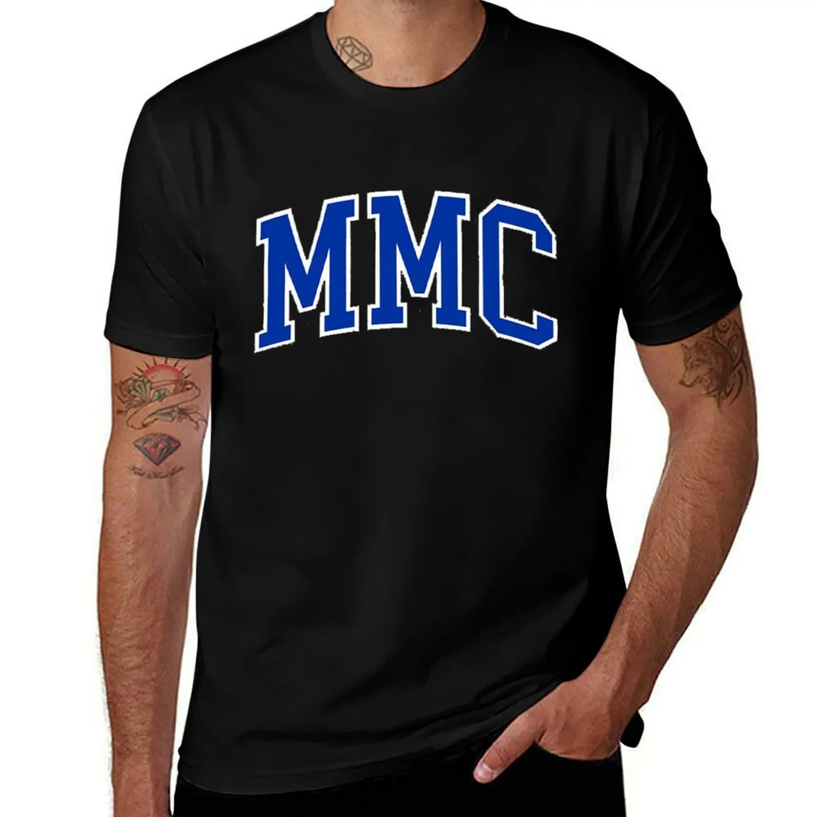 

MMC Marymount Manhattan College T-Shirt Active Sports Short Sleeve Cotton Shirt