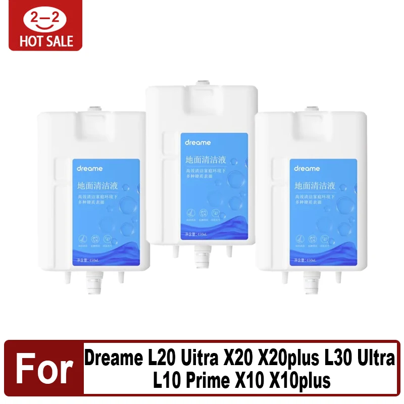 Nettoyant de sol spécial pour Dreame L30 Ultra, Original, L20 Ultra, L10 Prime, X10, X10 Plus, 450ml