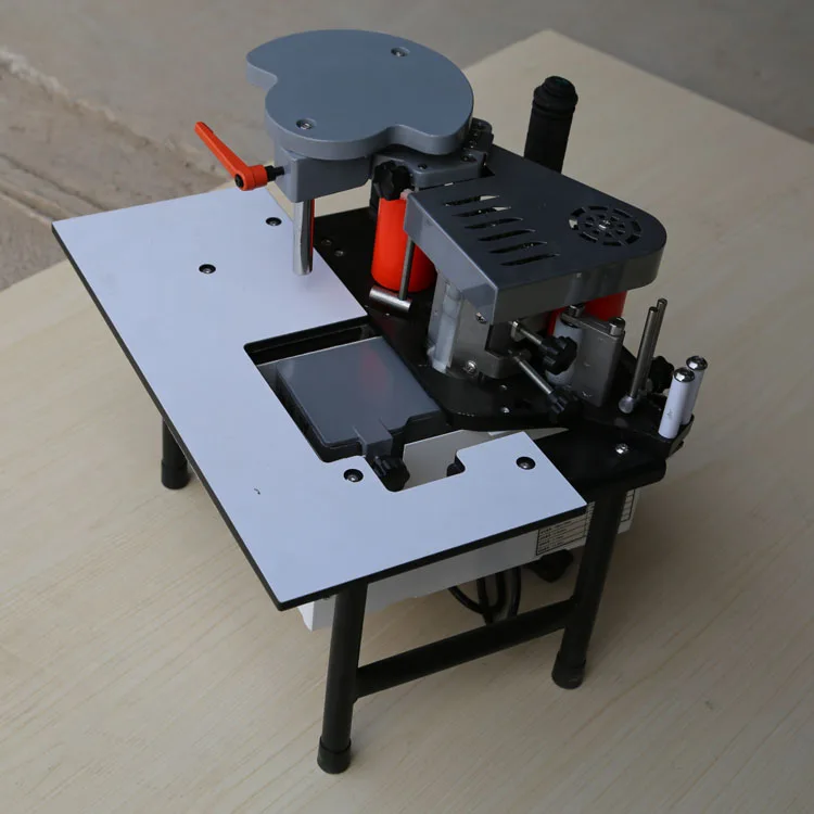 

Mini portable automatic trimmer for straight or round furniture planks