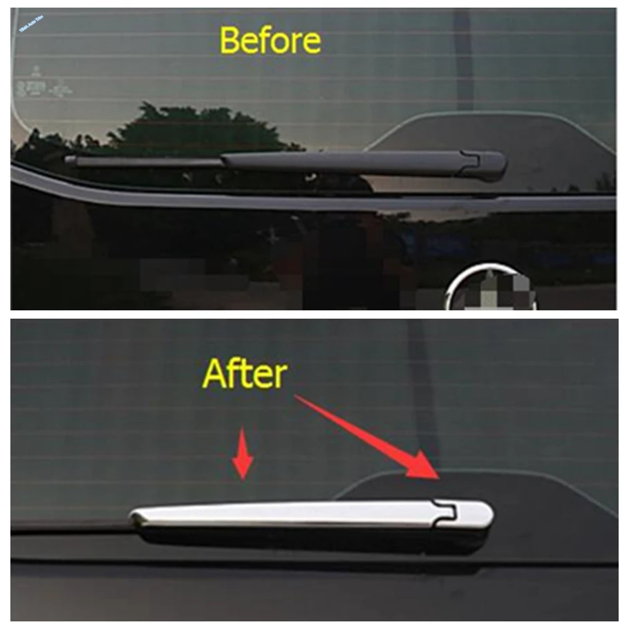 

For Mercedes-Benz V Class V260 W447 2014 - 2021 Interior Accessories Chrome Rear Window Windscreen Wiper Cover Trim Protection