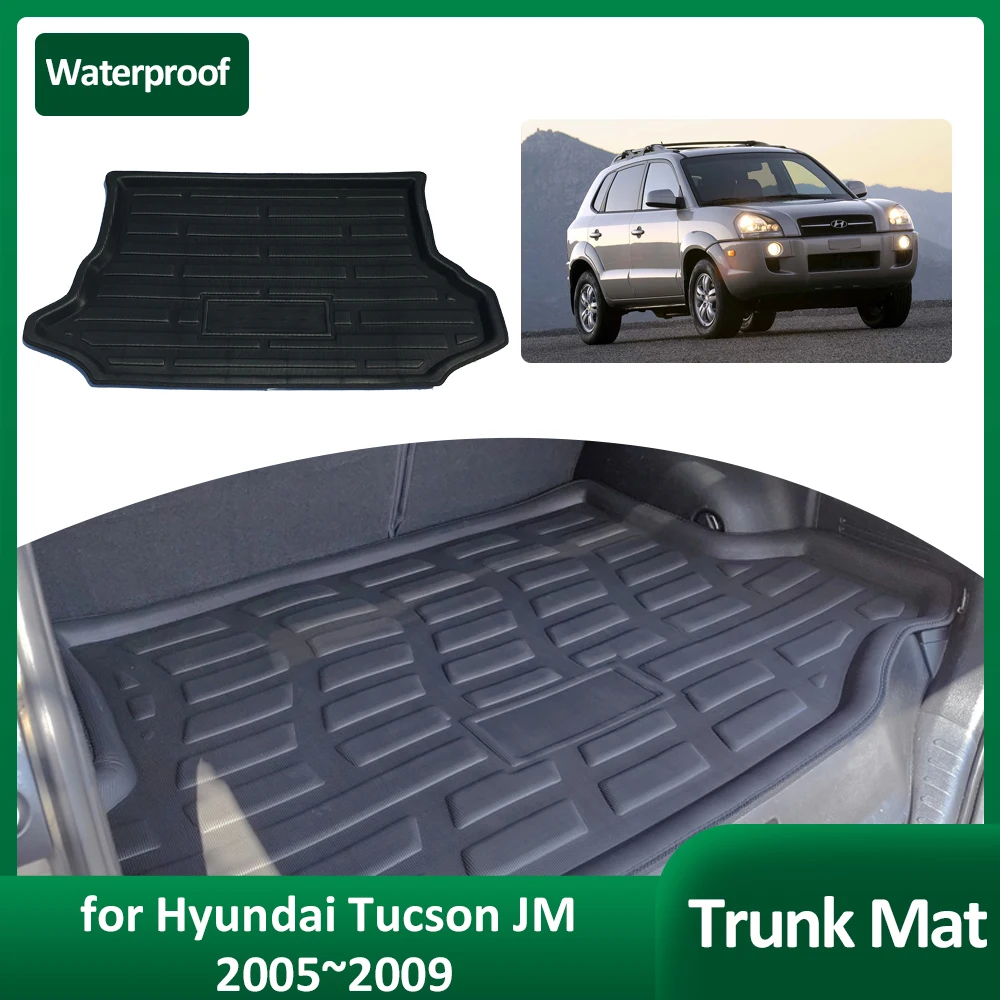 

Car Trunk Mat for Hyundai Tucson JM 2005~2009 2006 2007 2008 Waterproof Luggage Cargo Boot Pad Liner Cover Rug Custom Accessorie