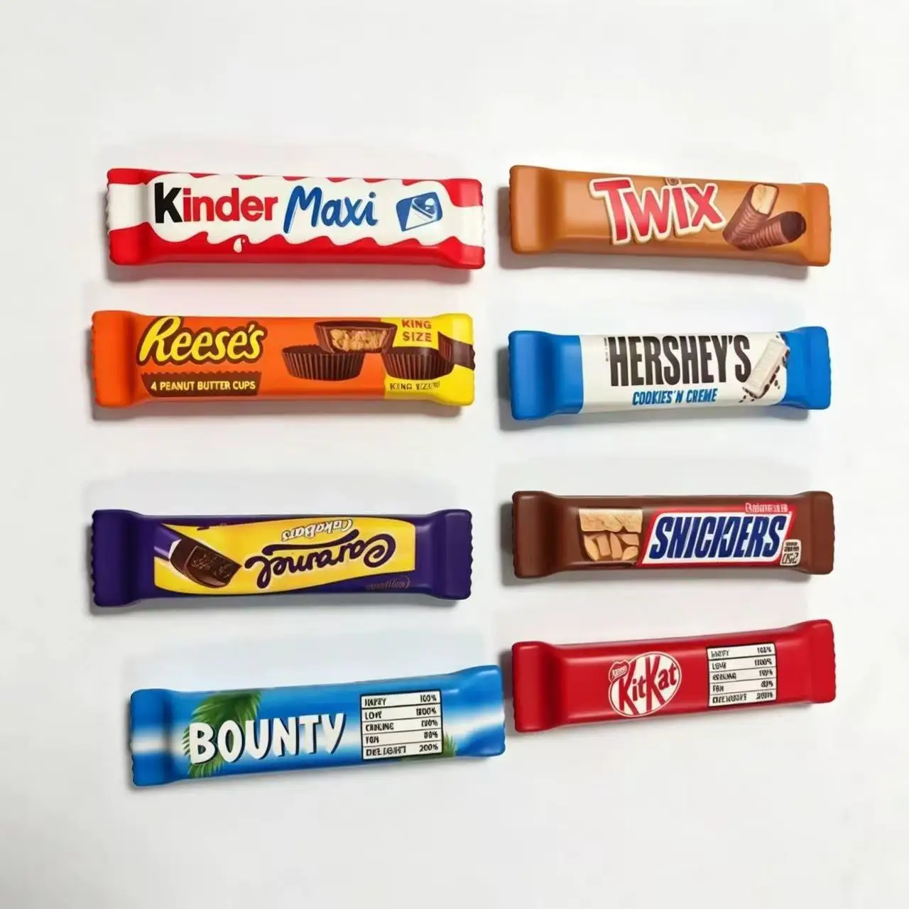 Hot Simulated Chocolate Candy Bar Squishy Toy Realistic Food Play Slow Rising Creative Stress Relief Squeeze Fidget Toy - view 6