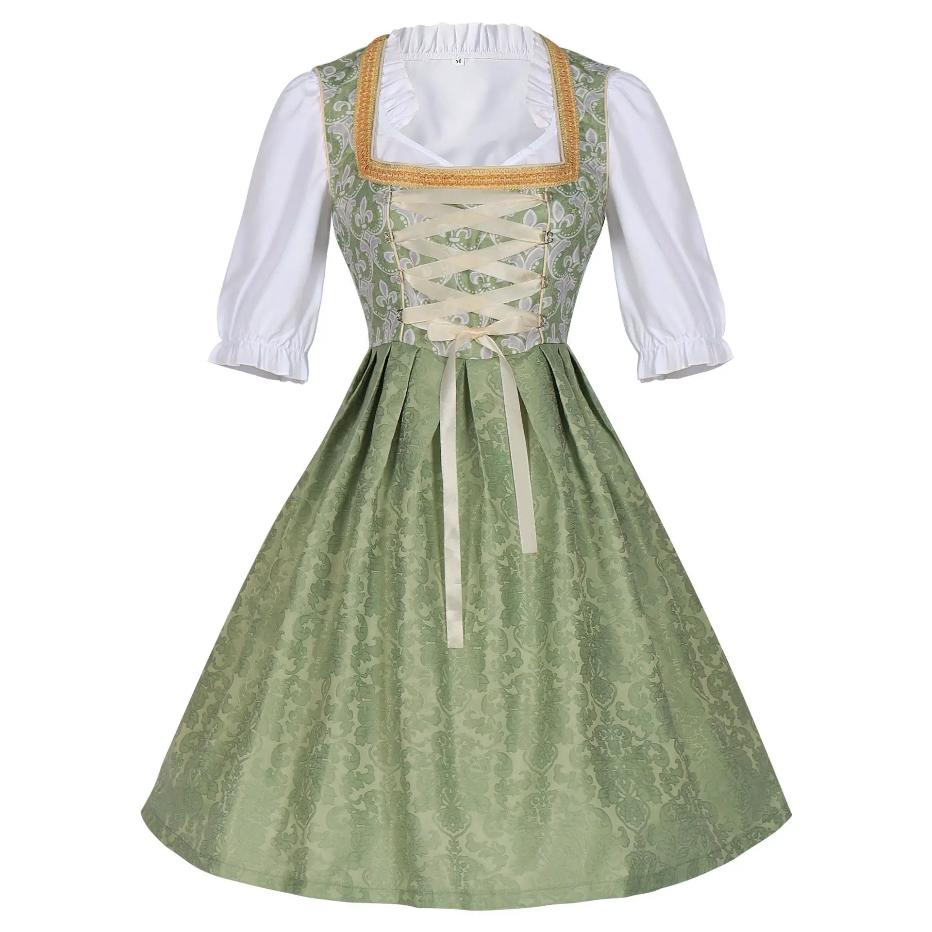 

Bavaria Oktoberfest Costume Dirndl Dress Wench Maid Dress German Beer Girl Apron Outfit Maid Cosplay Party Dresses