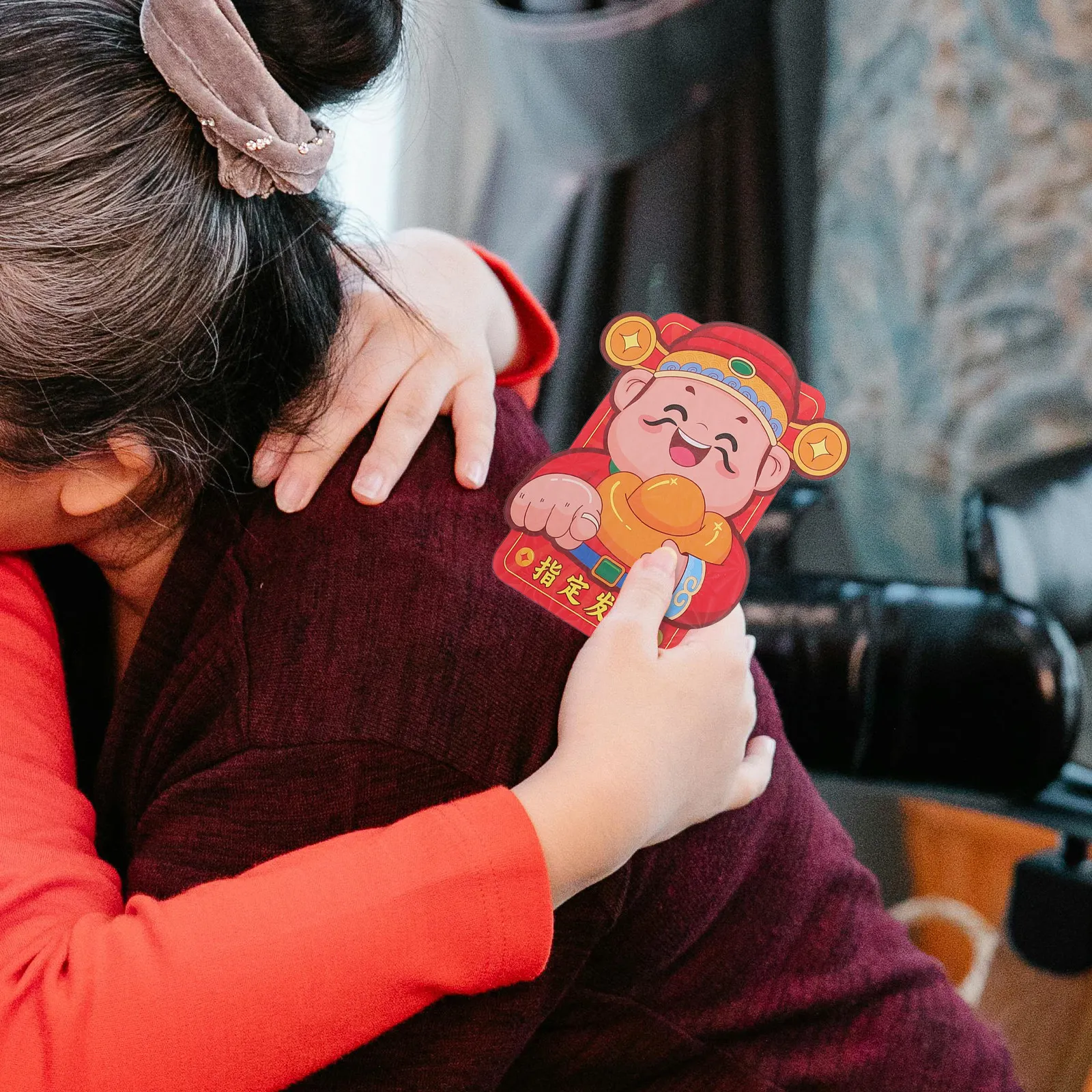 

6Pcs Cute Cartoon Holographic Red Envelopes Year of The Snake Lucky Money Pockets for Chinese New Year Red Packet Hong Bao Cash