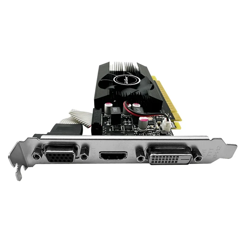 JIESHUO NVIDIA GT 710 4GB Gaming graphics card DDR3 GPU 64Bit gt710 4g for PC desktop video office 710 gt