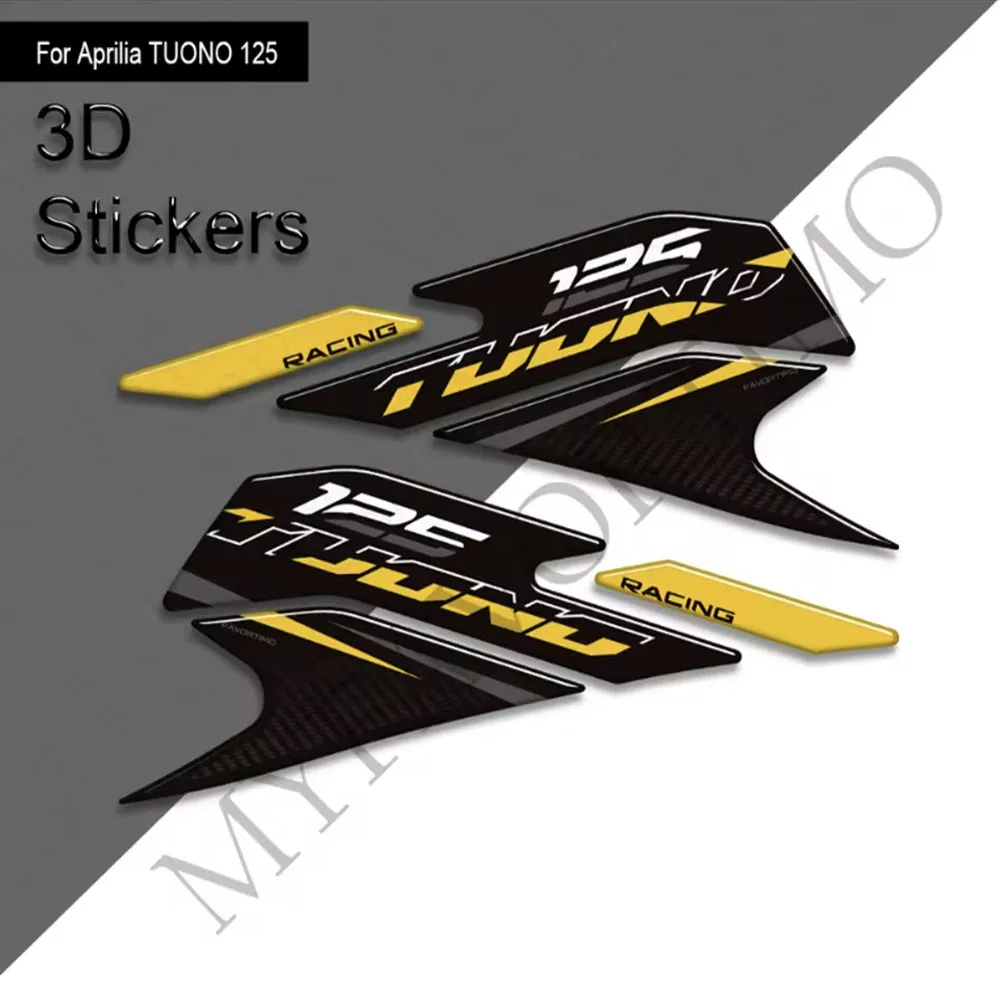 

Мотоцикл для Aprilia TUONO 125, накладка на бак, накладка на бак, 3D крышка для велосипеда, ручки, комплект газового топлива, наколенники, наклейки, защита