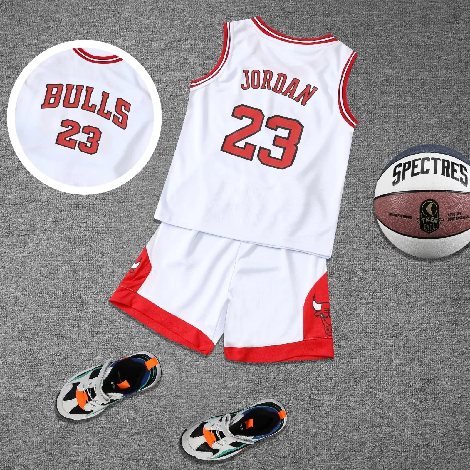 Children\'s clothing suit No. 23 boy girl Basketball Jerseys set primary school jersey game team uniform training vest