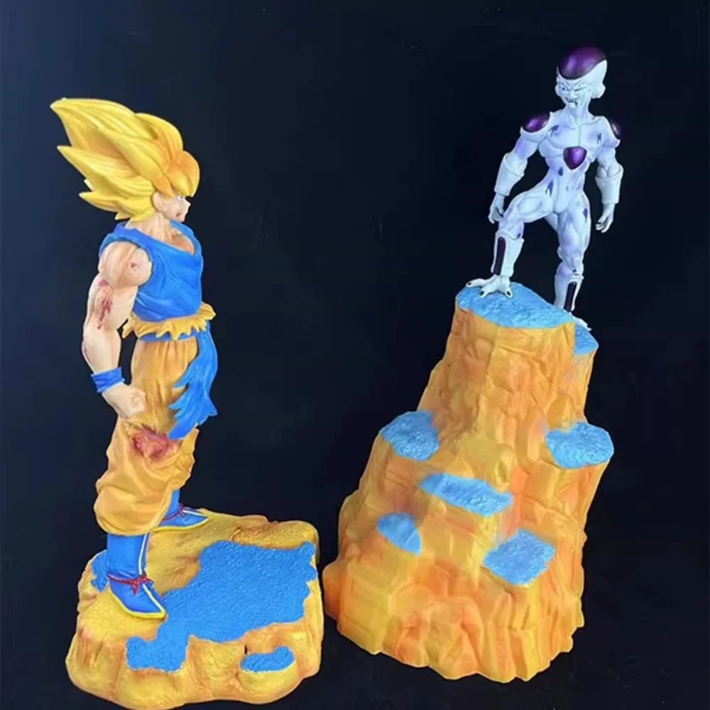 

Аниме-фигурка Dragon Ball Super Saiyan Son Goku VS Frieza GK из ПВХ, коллекционная модель, игрушка, 31 см