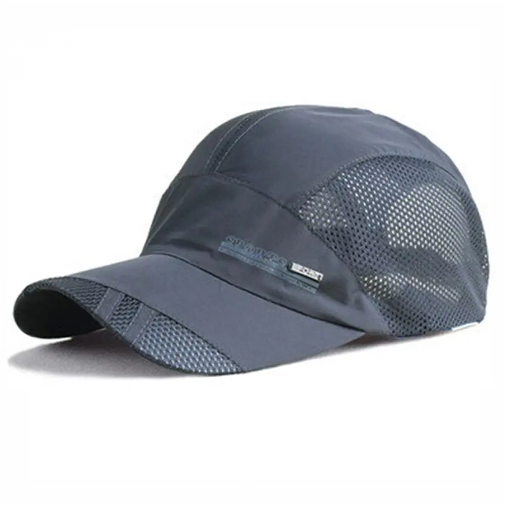 

Casual Sun Protection Golf Adjustable Summer Sport Cap Breathable Mesh Caps Visor Cap Baseball Hat Quick Dry Mesh Cap