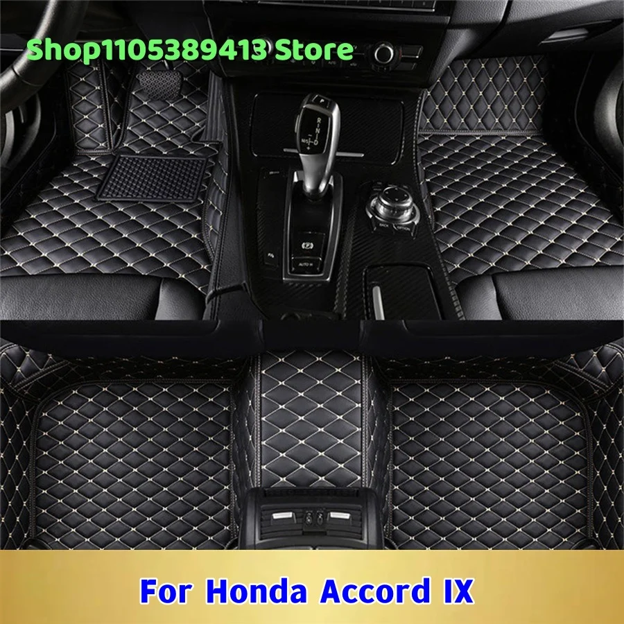 

Mats Carpets Car Mat Accessories Leather Custom Car Floor Mats For Honda Accord IX 2013 2014 2015 2016 2017
