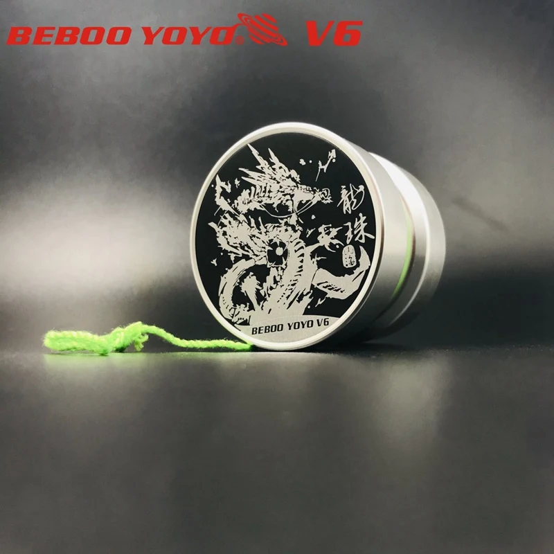 BEBOOYOBILY-Yo-yo professionnel en alliage d'aluminium, roulement à billes Beboo Yoyo V6, jouet en métal 2