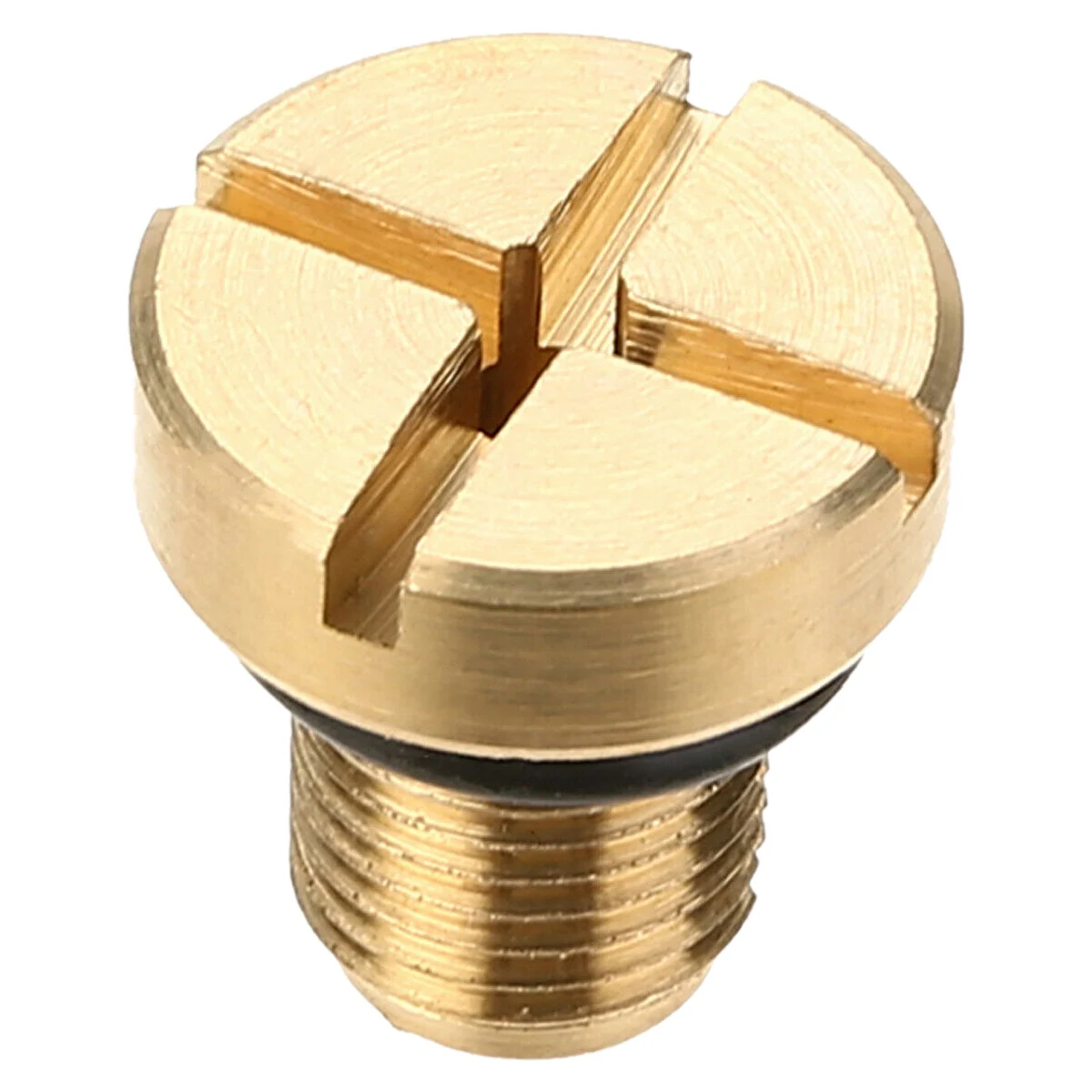 Tornillo de purga de tanque de expansión de refrigerante de desbordamiento de radiador 17111712788 dorado para BMW E39 E36 E46 Etc.