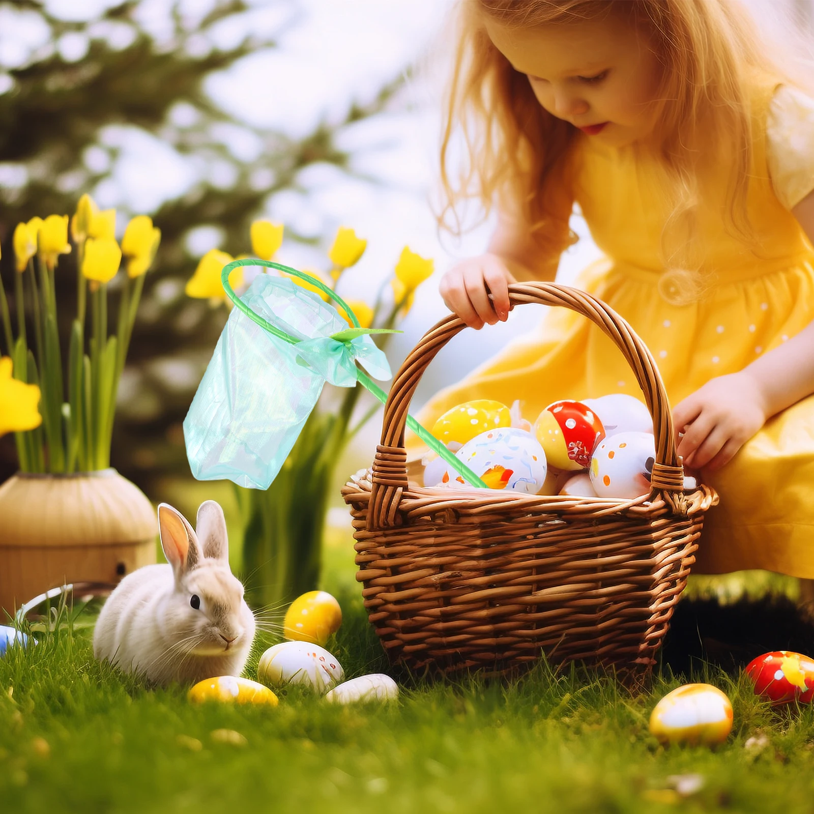 

Easter Gift Reusable Cloth Candy Bags Treat Pouches For Party Favors Easter Egg Storage Goodie Bags Bulk Packaging Present