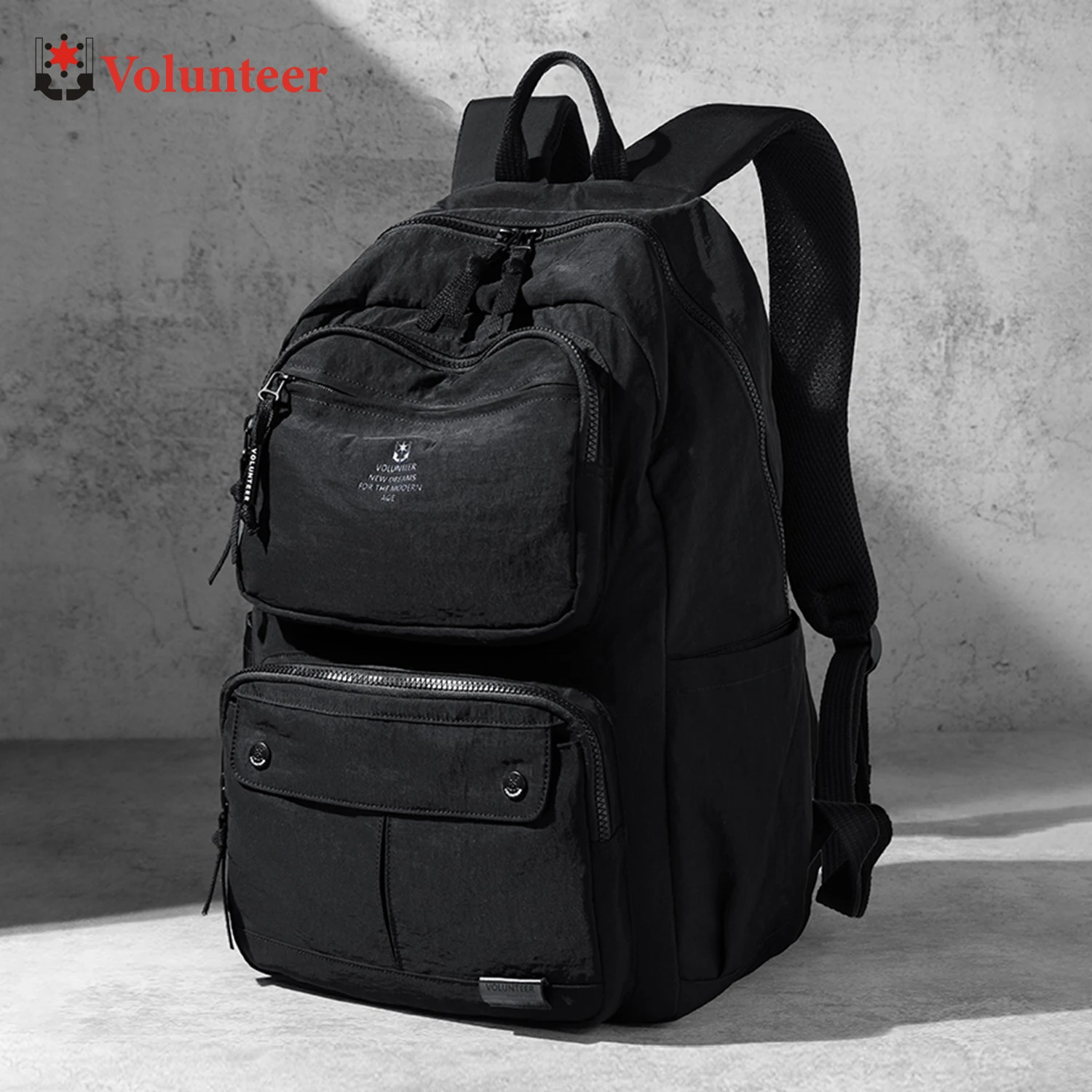

Volunteer Travel Backpacks for Men Waterproof Hiking Climbing Backpack Daypack Male Large Capacity Quality School Bag 1864-02
