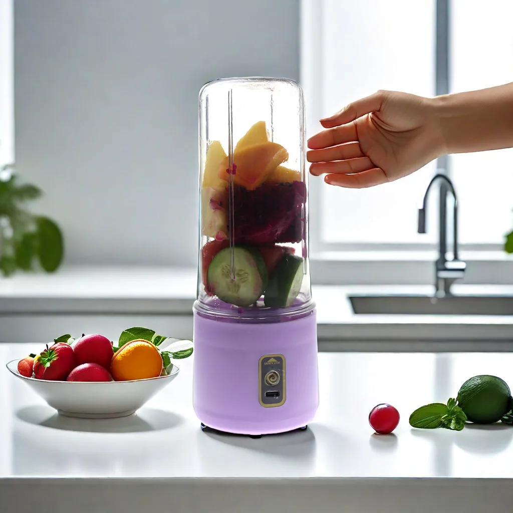 Mini Juicers Portable Electric Juicer Blender 450ml Fruit Mixers Fruit Food Milkshake Multifunction Juice Maker Machine