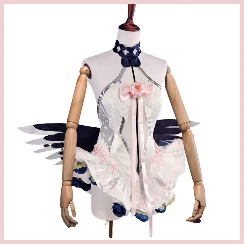 لعبة الأزرق الأرشيف الرسوم المتحركة شيمو كوهارو تأثيري حلي القسم الأبيض النقي الوردي المرحلة تنورة لطيف كيب شعر مستعار Woman8;c'4,t;6.j'2;