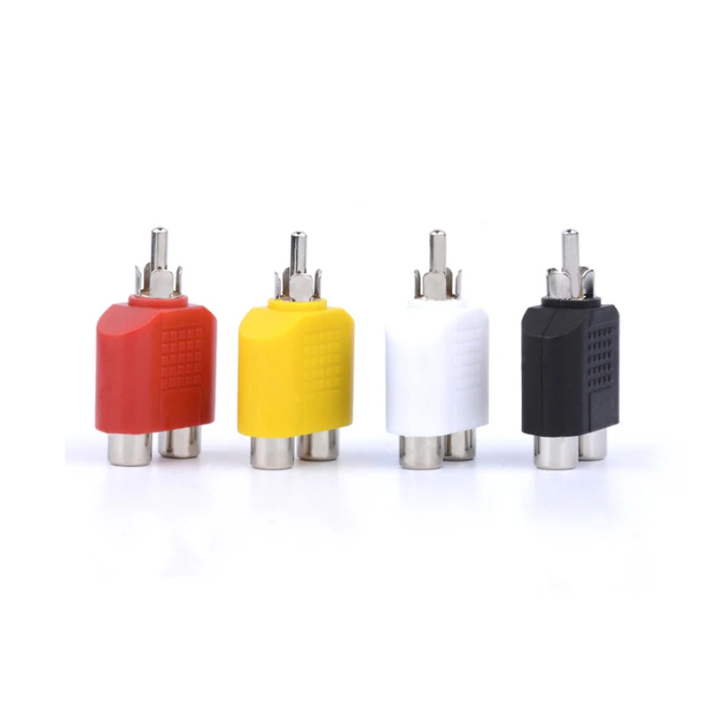 RCA/3.5mm/6.5mm Connector Female To Male Audio Jack Adapter Converter Headphone Amplifier Microphone AUX C5