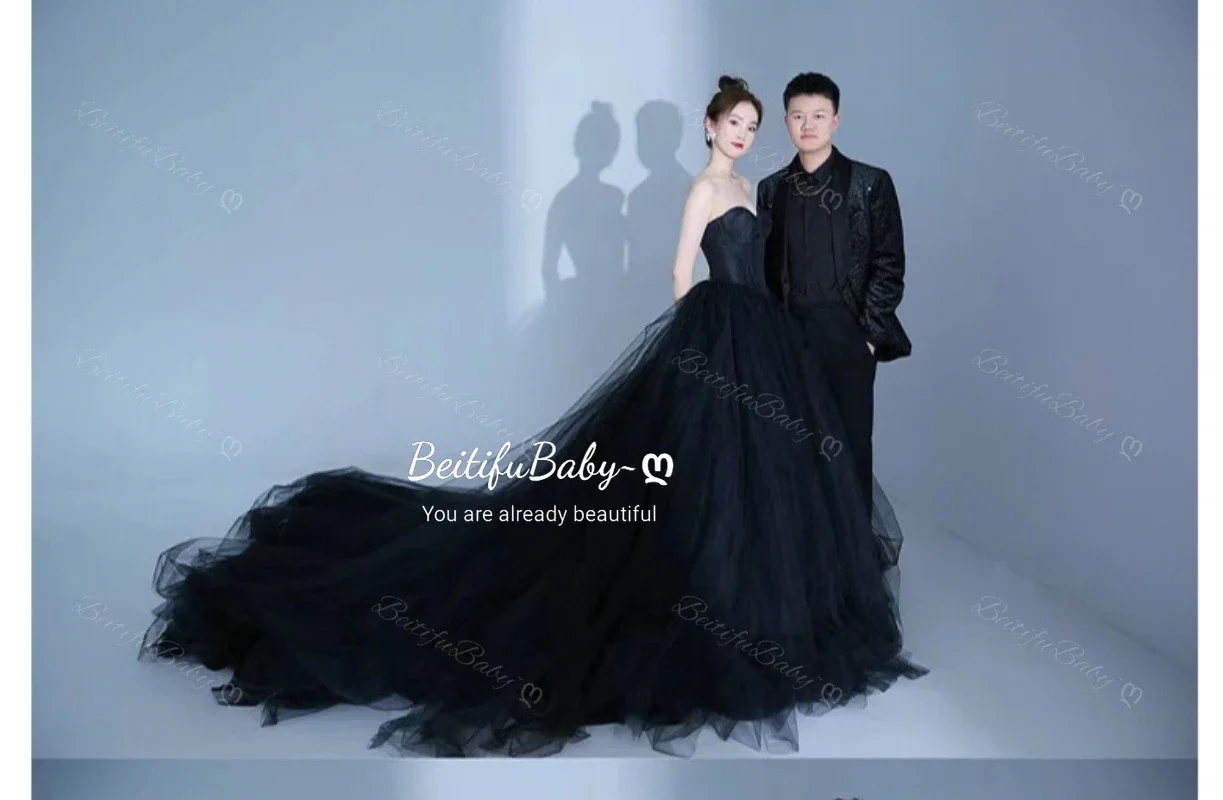 Palace Style Stain Evening Gown for Women Prom Dresses Strapless Detachable Sleeves A-line Retro Banquet Party Dress Vestidos