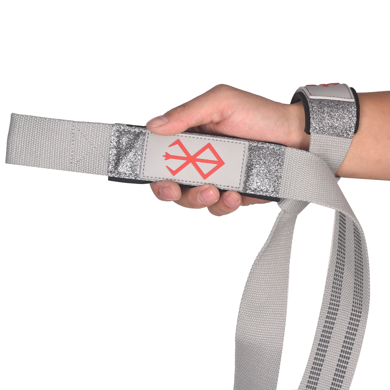 أحزمة رفع الأثقال لرفع الأثقال، أحزمة معصم رياضية للرجال والنساء، أحزمة رفع الأثقال القطنية المبطنة لكمال الأجسام، Powerlif