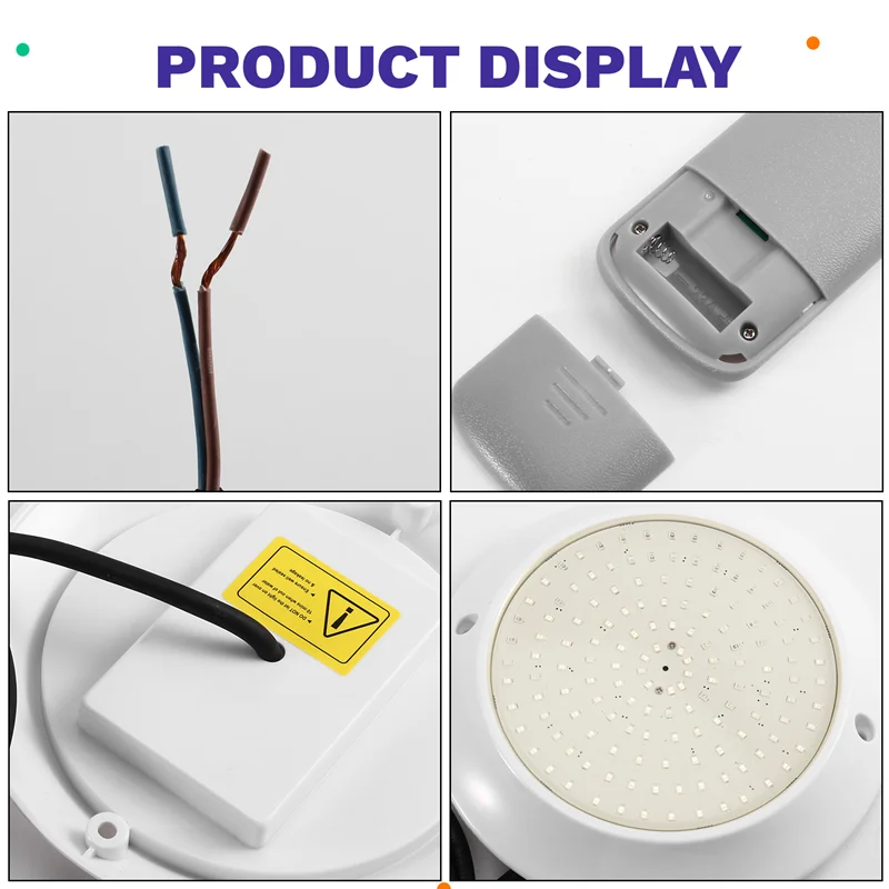 

RGB LED Pool Light 12W,85-265V,Bluetooth APP Control,Dc12voutdoor Underwater Light,Fountain Landscape Lamp Spotlight