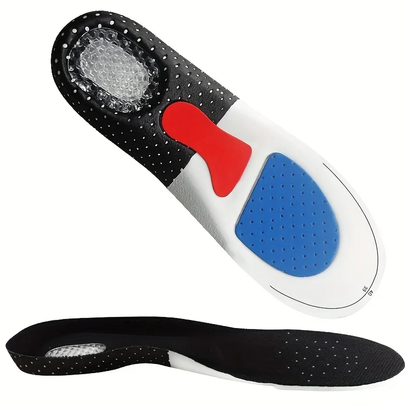 Insoles ศัลยกรรมกระดูกสําหรับผู้ชายผู้หญิงหน่วยความจําโฟมเบาะเจลพื้นรองเท้าซิลิโคน Arch Support Pads รองเท้ากีฬา Pad Running Insert