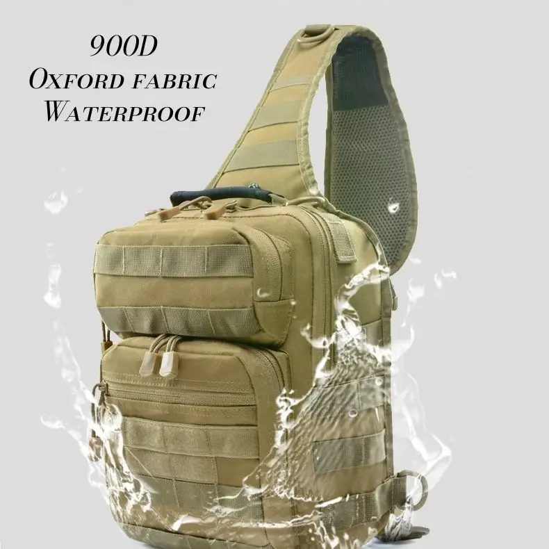 

Oxford Chest Pouch Camouflage Casual Bag Outdoor Cycling Chest Bag Waterproof Breathable Large Capacity