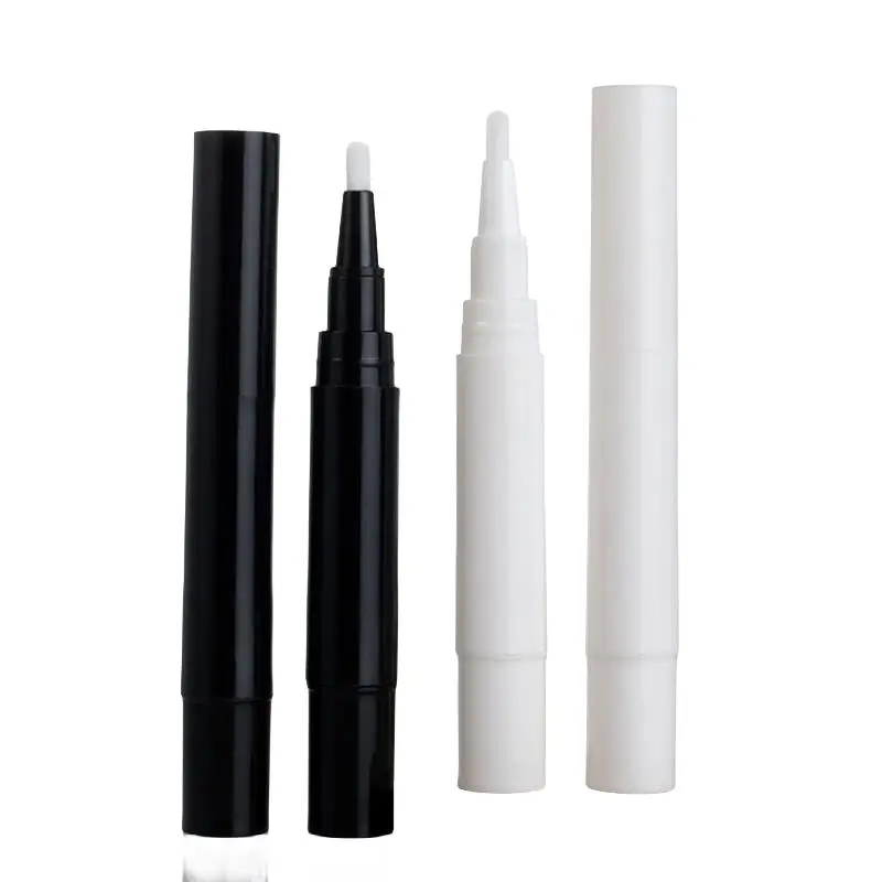 空のツイストペン,ブラシ付き,詰め替え可能なボトル,化粧品容器,マニキュア,ネイルアート,ペイント,マスク,3ml