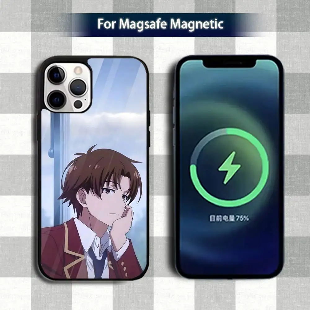 Funda de teléfono Classroom Of T-The Elite-es para iPhone 13,12,15,17,11,16,14,Pro,Max,Plus,Mini,Magsafe,funda de carga inalámbrica magnética