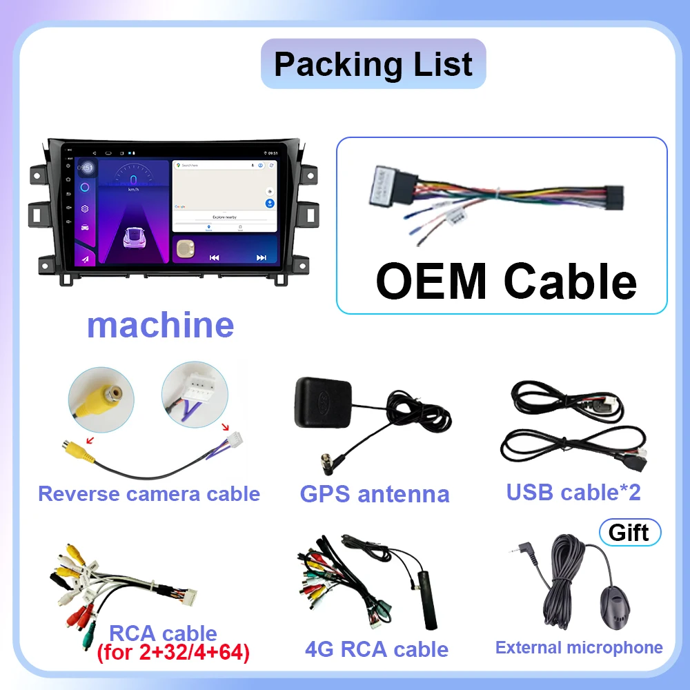 

10 "Android Auto, Nissan NAVARA Frontier NP300 2015-2024 Автомобильный радиоприемник Мультимедийный видеоплеер BT GPS-навигация QLED экран